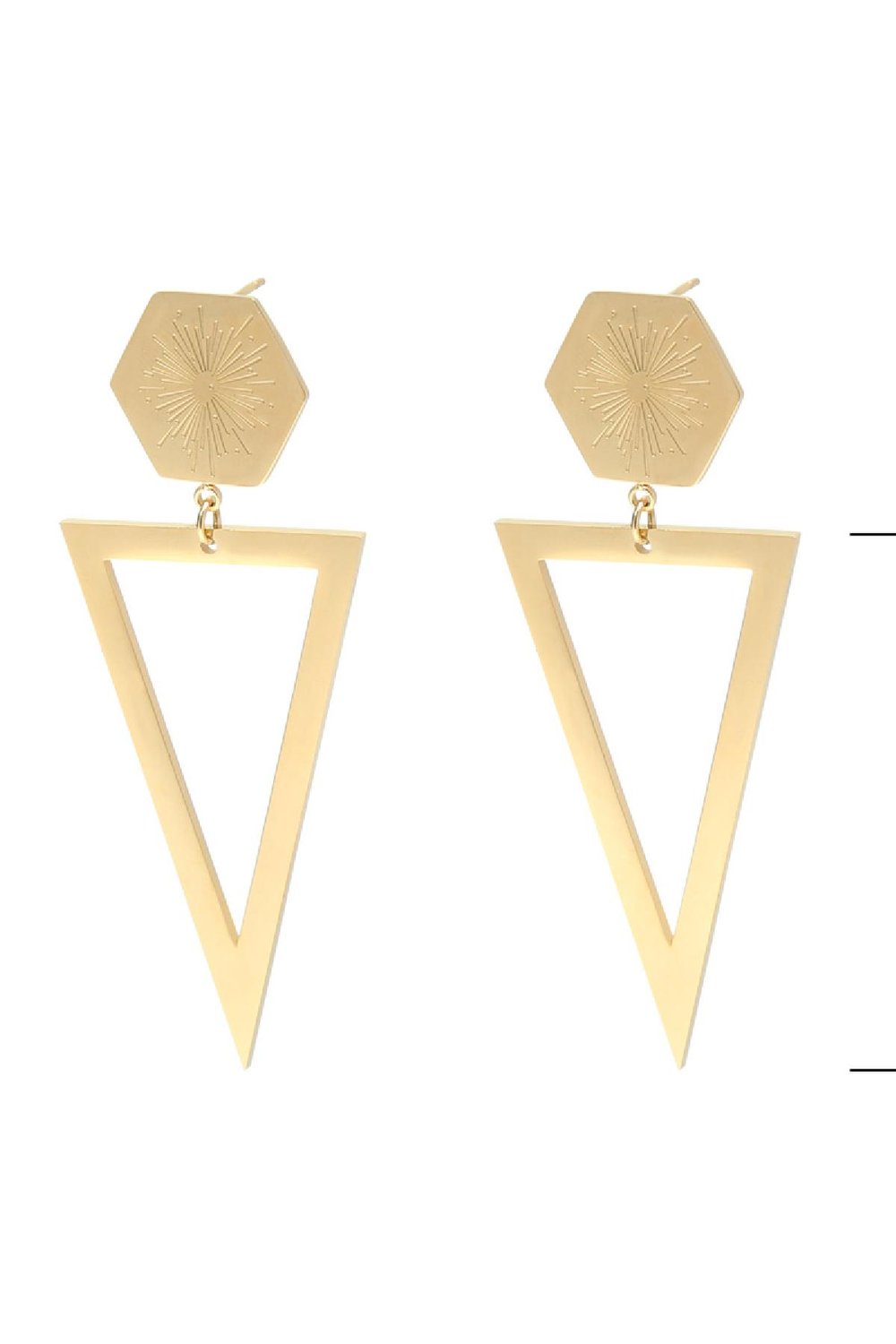 Earrings Fireworks Silver Color Stainless Steel h5Picture4